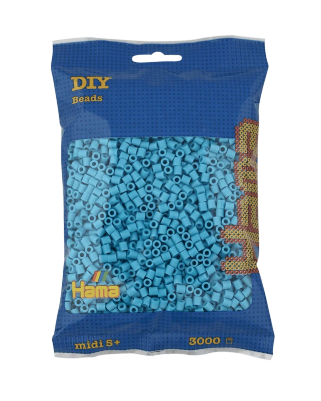 HAMA Hama Midi Beads, Solid Color, 3000 Pcs - Buy Cheap